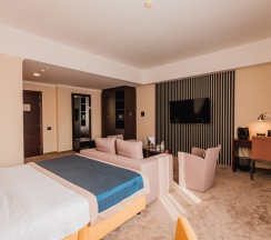 Двухместный полулюкс двуспальная кровать в Comfort Hotel Astana