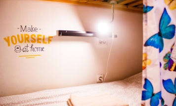 Кровать в 4-местном общем женском номере в U hostel
