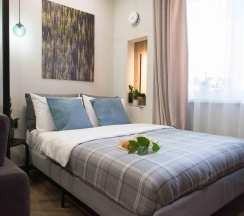 1-комнатные апартаменты студия Хрустальный Лес в Rasko Home