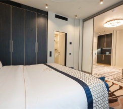 Люкс с видом на Москва-Сити в Palmira Art