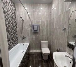 2-комнатные апартаменты улучшенные с 1 двуспальной кроватью и диваном в Apart Ru Hotel