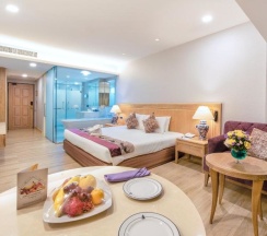 Двухместный номер Ocean Deluxe двуспальная кровать в Royal Cliff Beach Hotel Pattaya