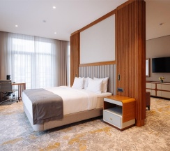 Номер делюкс премиум с 1 двуспальной кроватью в Источник