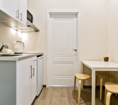 STUDIO Улучшенные 4 местные бюджетные студии с 4 кроватями в Апартаменты