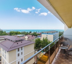 Люкс с 1 спальней и диваном-кроватью в Санмаринн