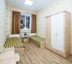 Двухместный "Бизнес" (общий) с двумя кроватями в Комфорт