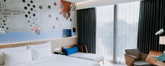 Двухместная студия 55 двуспальная кровать в Artotel Sanur Bali