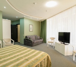 Номер Престиж с 1 двуспальной кроватью в Аврора