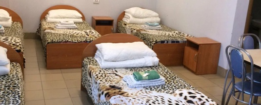 Номер стандарт семейный с 5 односпальными кроватями №13 в Колос