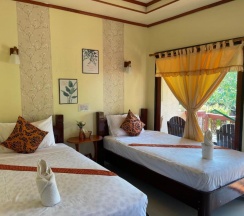 Двухместный номер Standard с видом на сад 2 отдельные кровати в Starlight Haad Rin Resort