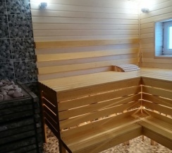 Дом "Берег левый" с баней 5 спальных мест в ЭКО Порт