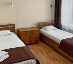 Стандартный номер с 2 односпальными кроватями в Smart Hotel KDO Хабаровск