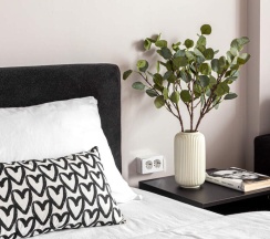 Апартаменты с видом на город 2 отдельные кровати в Апартаменты MIXY Nordy Homes