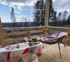 Семейный коттедж с красивым видом из окна в Osuga Village