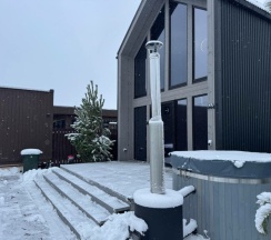 Дом с баней и мангалом LUNA 4 в Luna