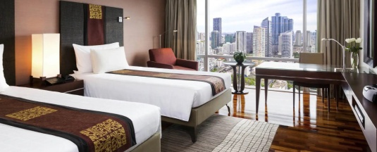 Двухместный номер Deluxe 2 отдельные кровати в Pullman Bangkok Hotel G