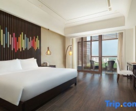 Двухместный номер Standard с видом на город двуспальная кровать в Mangrove Tree Resort World Sanya Bay (Coconut Tower)