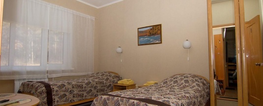 Номер стандарт с 2 односпальными кроватями в Байкал-сервис