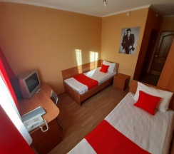 Двухместный номер Standard 2 отдельные кровати в Maxrooms Волга Hollywood