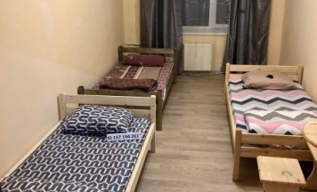 Эконом трехместный, ванная комната на этаже в Звезда