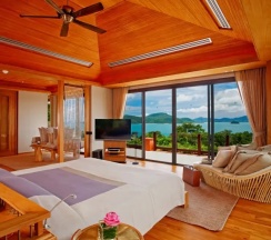 Вилла Residential с бассейном Luxury с 4 комнатами с видом на океан в Sri Panwa Phuket Luxury Pool Villa Hotel