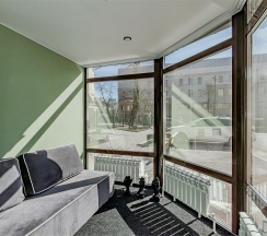 Четырехместный номер с диваном в Берисон