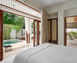 Двухместная Garden Pool вилла двуспальная кровать в SALA Samui Choengmon Beach