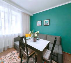 1-комнатные апартаменты люкс с 1 двуспальной кроватью в Sutki Life (Сутки Лайф) на 40 лет Победы 17А