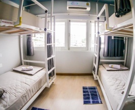 Трёхместный номер Standard в The Moon Hostel Hua Hin