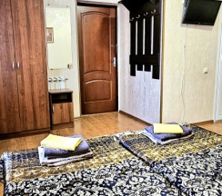 Двухместная студия с балконом и с красивым видом из окна (двуспальная кровать) в Жемчуг village