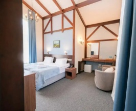 Двухместный Коттедж Полулюкс двуспальная кровать в Aq-Qaiyn