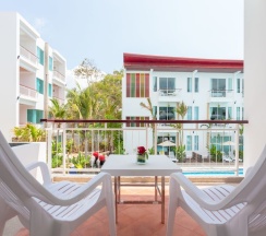 Двухместный номер Deluxe с балконом двуспальная кровать в The samui beach resort