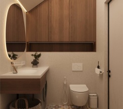 Дом «AMBER» c гриль-зоной на террасе в Luxe House