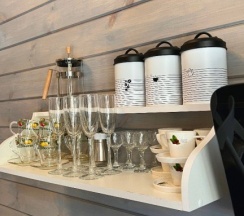 Четырёхместный коттедж с красивым видом из окна в Elki Domiki