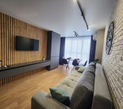 Апартаменты с красивым видом из окна в Апартаменты Loft 26 Этаж