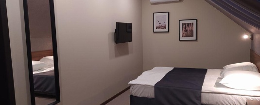 Номер стандарт с 2 двуспальными кроватями в Smart Hotel Neo Туапсе
