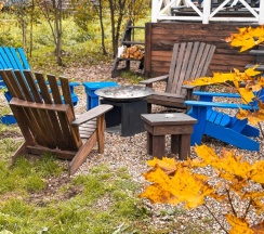 Синий Дом в А у реки