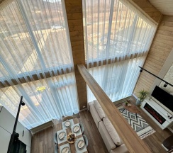 Четырёхместный семейный коттедж с красивым видом из окна в Degua House