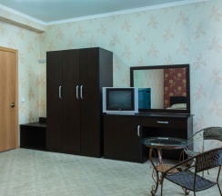 Двухместный полулюкс двуспальная кровать в Hotel Kazakhfilm