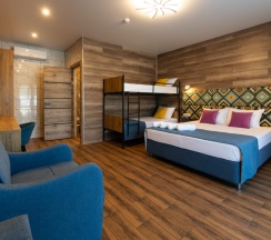 Двухместный семейный номер Superior двуспальная кровать в Легенда