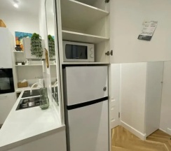 Двухместная студия (двуспальная кровать) в Апартаменты Атмосферная студия в самом сердце Владикавказа
