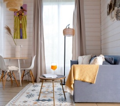 Лев на Апероле с индивидуальной костровой зоной (оснащение дома, стоимость банного чана и бани см. Подробнее) в Dacha