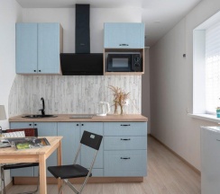 Апартаменты студия с 1 двуспальной кроватью (с видом на море) в Prim Rooms Apartments (Прим Румс Апартменс)
