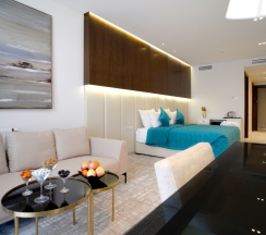 Двухместный номер Deluxe с видом на город двуспальная кровать в Mercure Tashkent