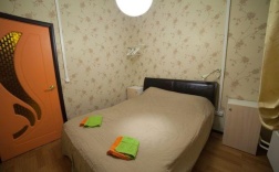 Комната эконом с 1 двуспальной кроватью в Dom hostel