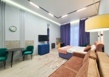 "Loft & Sky Studio-2 17 этаж", студия, Свердловский проспект, 35, D 74-202 в "ИннХоум Апартаменты"