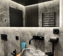 Дом «SILVER» с банным чаном на террасе в Luxe House
