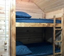 Шале 5. Четырёхместный номер комфорт с видом на горы в Белый волк