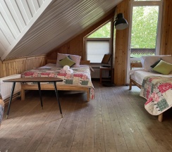 Номер Standard Мансарда с балконом в Райские яблоки