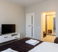 Двухместные апартаменты с видом на город двуспальная кровать в Константа